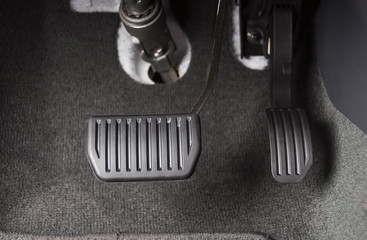 Brake and accelerator pedal