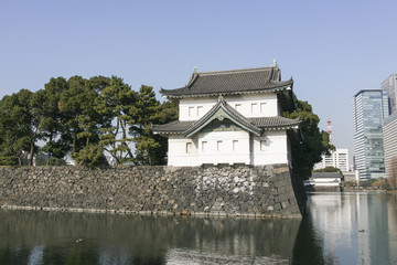 Fototapeta na wymiar Imperial palace, Tokyo, Japan