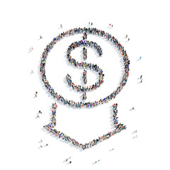 people  dollar direction icon