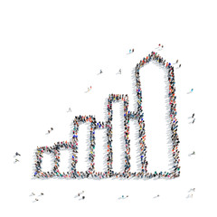 people   graph finance icon