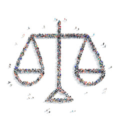 people shape scales icon