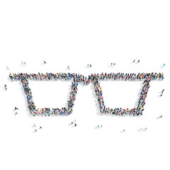 people  shape glasses icon