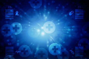 Abstract medical background