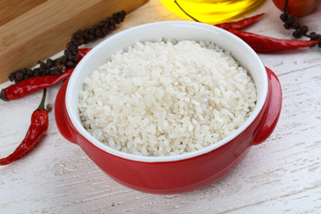 Raw rice