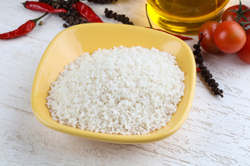 Raw rice