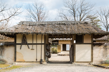 Fototapeta na wymiar Traditional gate of ancient korea in rural.