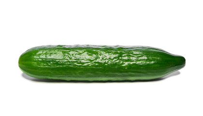 Cucumber on a white background.