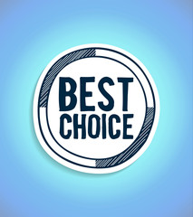 Best Choice badge. EPS10.