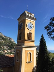 Obraz premium the clock tower in Eze