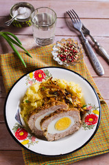 Meat Loaf with egg