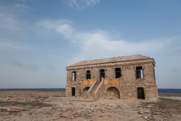 old Lighthouse carribean beach Bonaire island