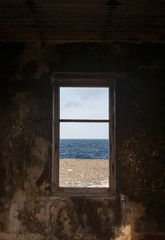 old Lighthouse carribean beach Bonaire island