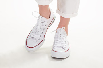 Example of standard lacing.