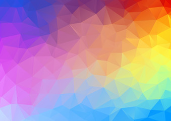 gradient composition with triangles geometric shapes