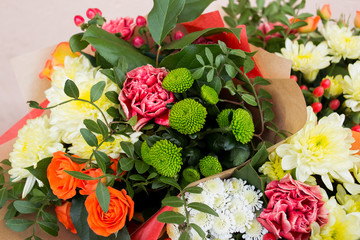 Vivid color roses Background