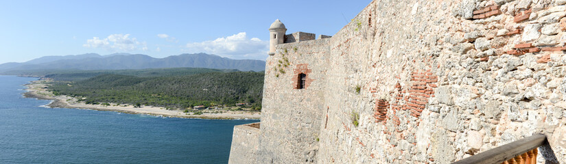 Obraz premium El Morro castle at Santiago de Cuba
