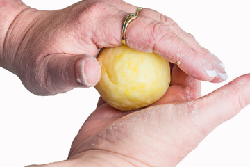 Fertigen eines Kartoffelkloß