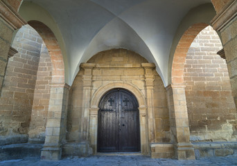 Medieval church of Sietamo (Aragon, Spain)