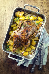 Entenbraten in Bräter