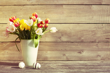 Easter background and copy space