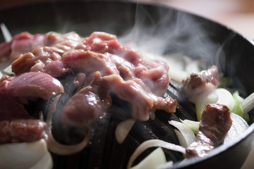 ジンギスカン焼