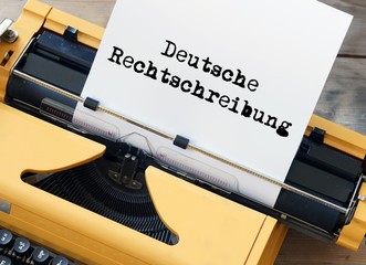 Deutsche Rechtschreibung