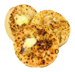 Crumpets With Melting Butter