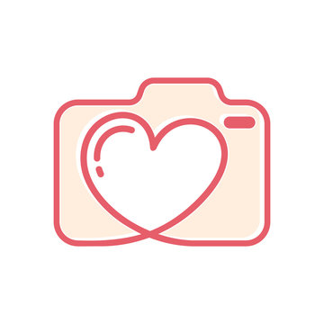 Retro Lovely Memories Photography Logo Icon