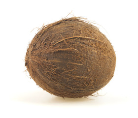 Coconut isolated on white.