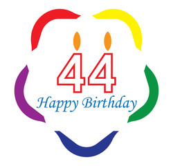 44 happy birthday