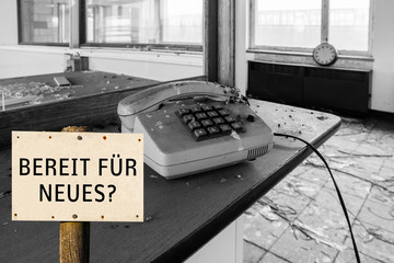 Bereit für Neues? Altes Telefon
