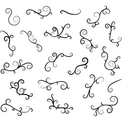 Flourish Swirl,Embellishment,Wedding Invitation set