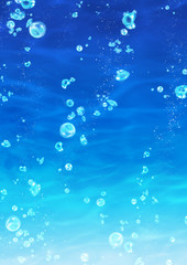 水中の背景 