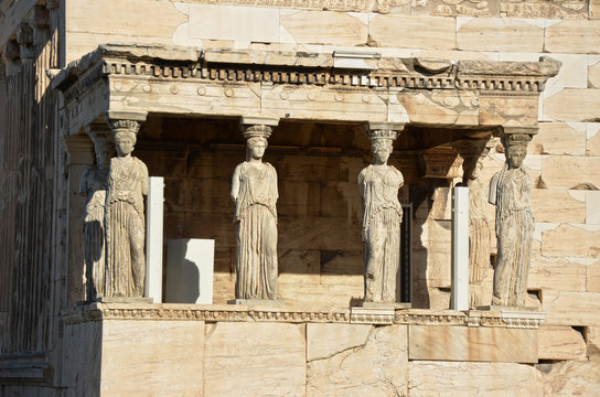 Cariatidi dell'Eretteo all'Acropoli