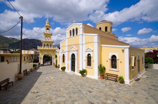 Old orthodox church in Paleochora, Crete, Greece