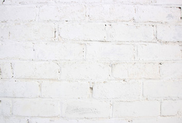 White bricks background