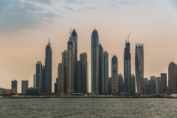 Fototapeta na wymiar Dubai Marina cityscape