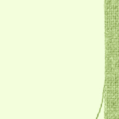 Textile yarn, fabric style, green canvas, cover material, retro-styled background