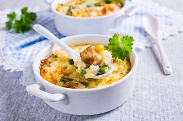 Casserole with rice