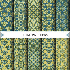 Thai pattern, pattern fills, web page background, surface textur
