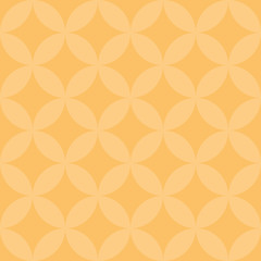 Fototapeta premium Vintage circle pattern - Flat Orange Theme