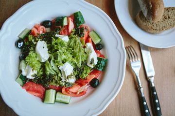 vegetarian breakfast in the morning