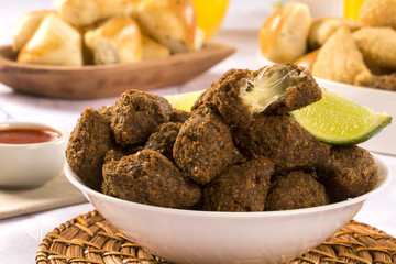 Kibe roast with chesse. Brazilian snack