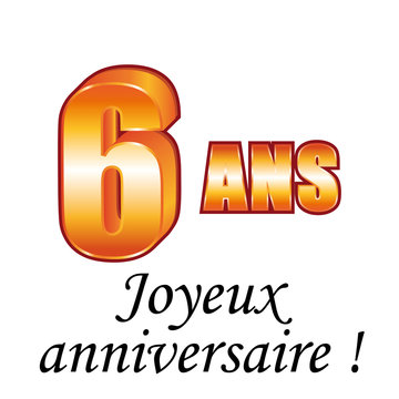 2 Best 6eme Anniversaire Images Stock Photos Vectors Adobe Stock 2 Best 6eme Anniversaire Images Stock Photos Vectors Adobe Stock