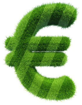 green grass symbol euro