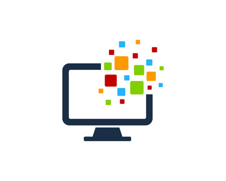 Computer Pixel Logo