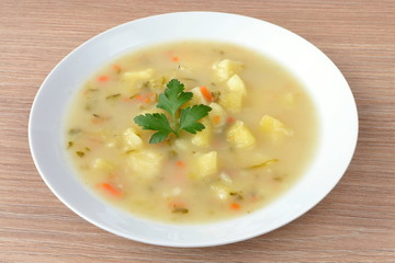 Fototapeta premium zupa ogórkowa