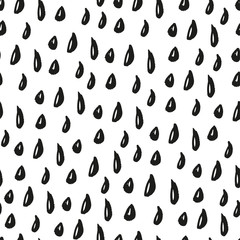 Grey drops seamless pattern