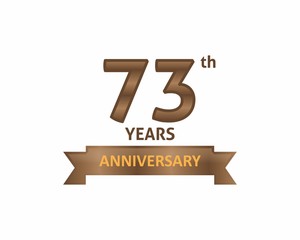 73 Years Anniversary Logo
