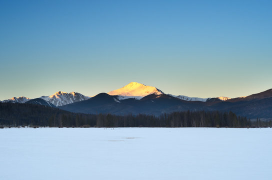 Sunrise at Byers Peak